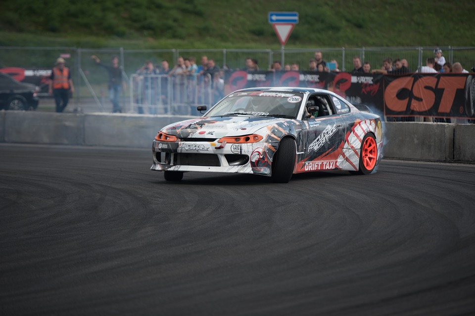 a rally car